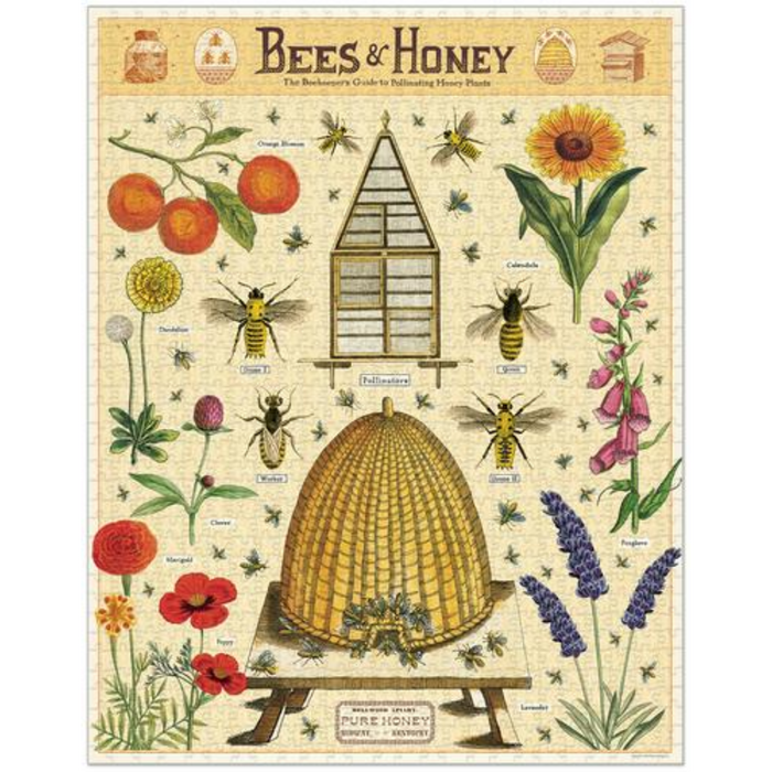 Vintage Bees & Honey Puzzle