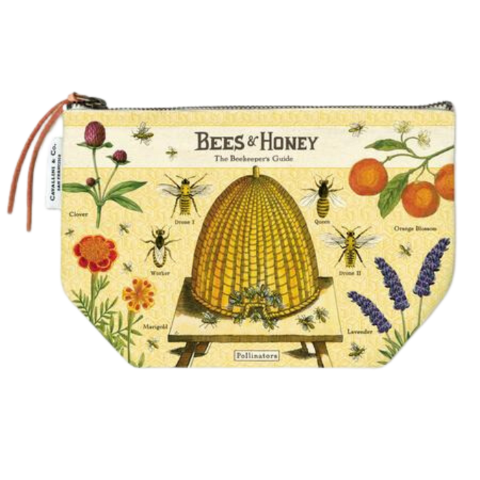 Vintage Bees & Honey Pouch