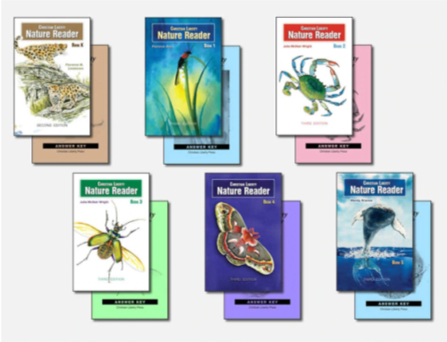 Set of 6- "Nature Readers"