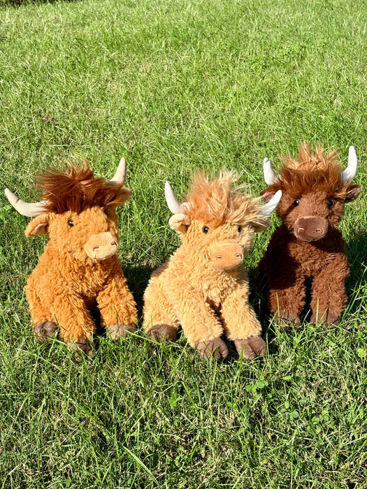 12" Highland Cow Blonde