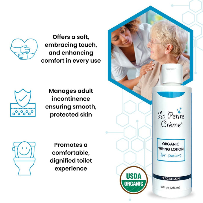 Organic Wiping Lotion for Seniors