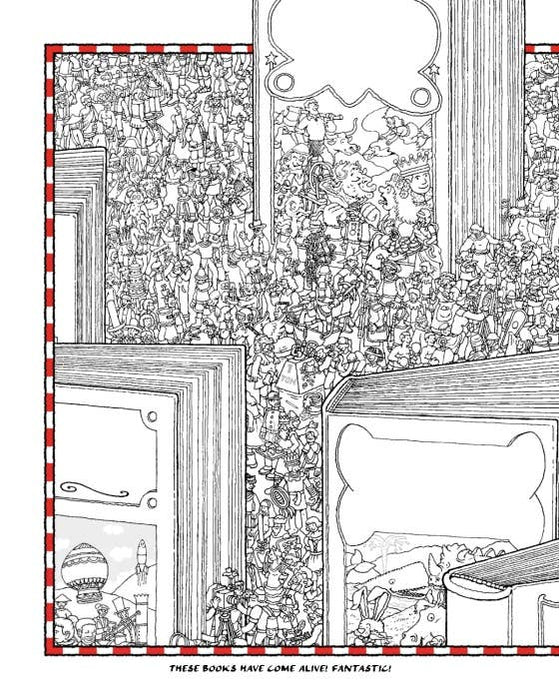 Where's Waldo? Coloring Book