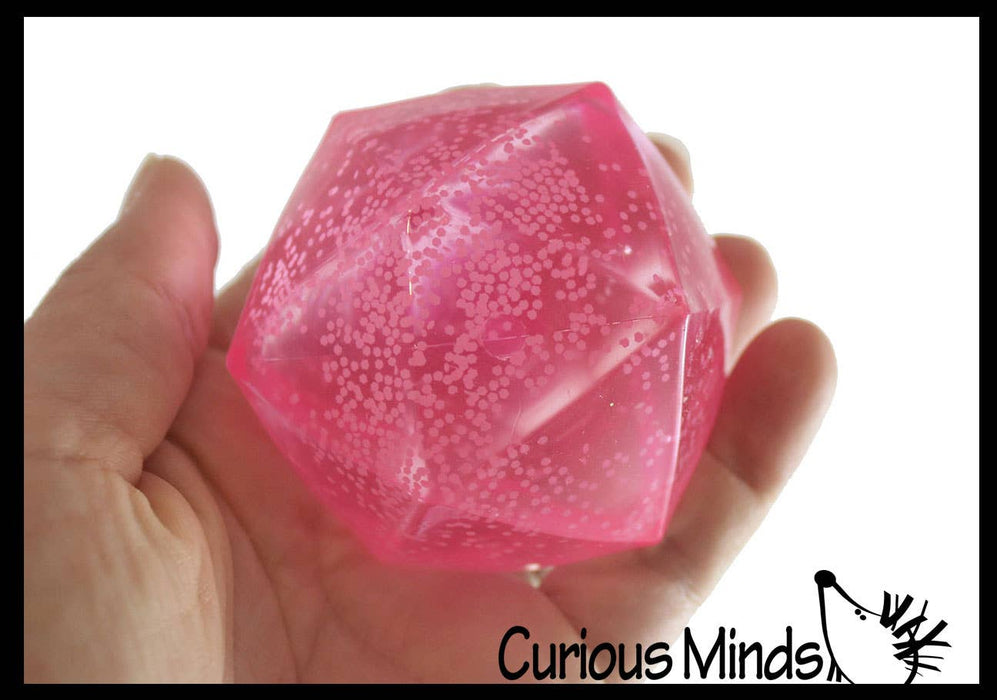 Polyhedron Diamond Shaped Ball - Glow in the Dark