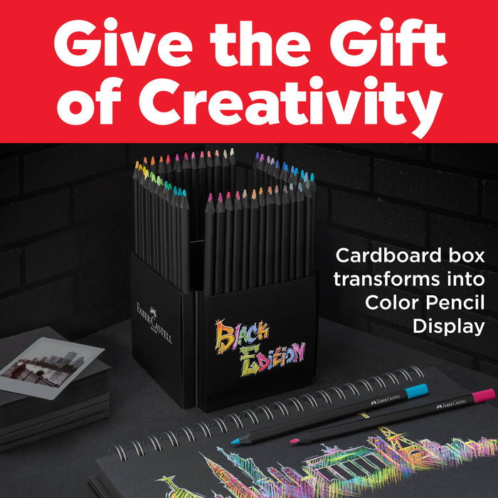 50 Black Edition Colored Pencils
