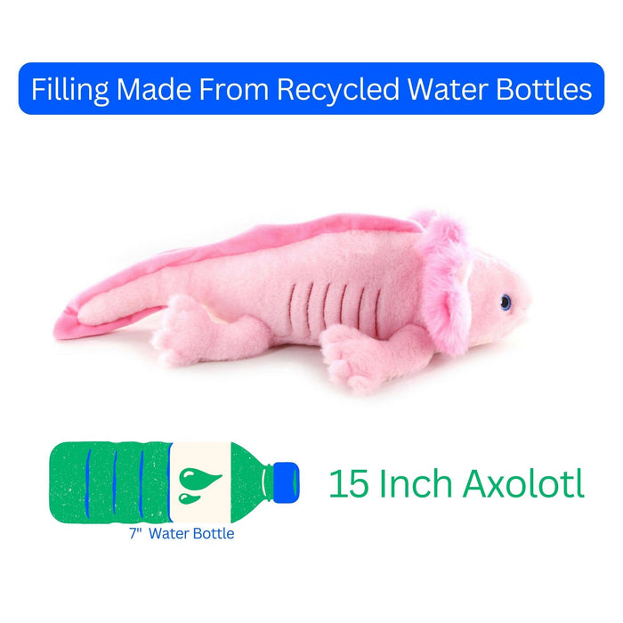 15" Pink Earth Keeperz Axolotl