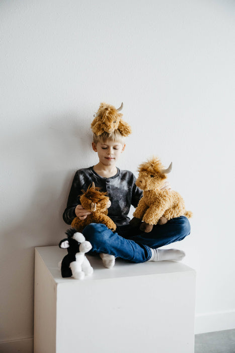 12" Highland Cow Blonde