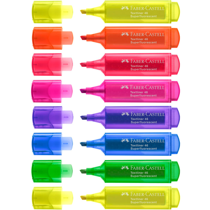 Highlighters, Neon - Wallet of 8