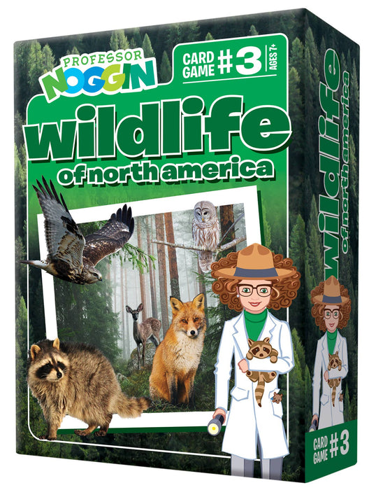 Prof. Noggin Wildlife of North America Card Game