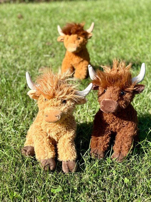 12" Highland Cow Blonde