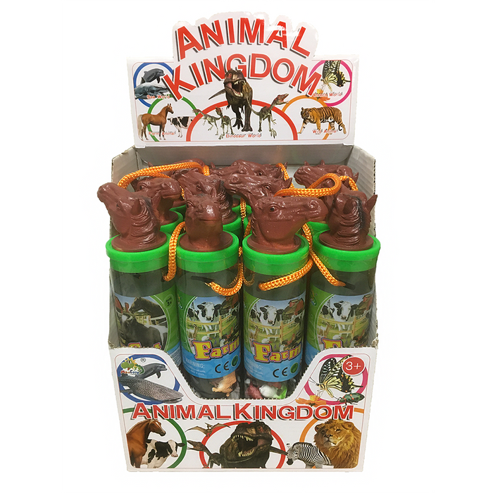 Farm Animals 2" figurines in tube