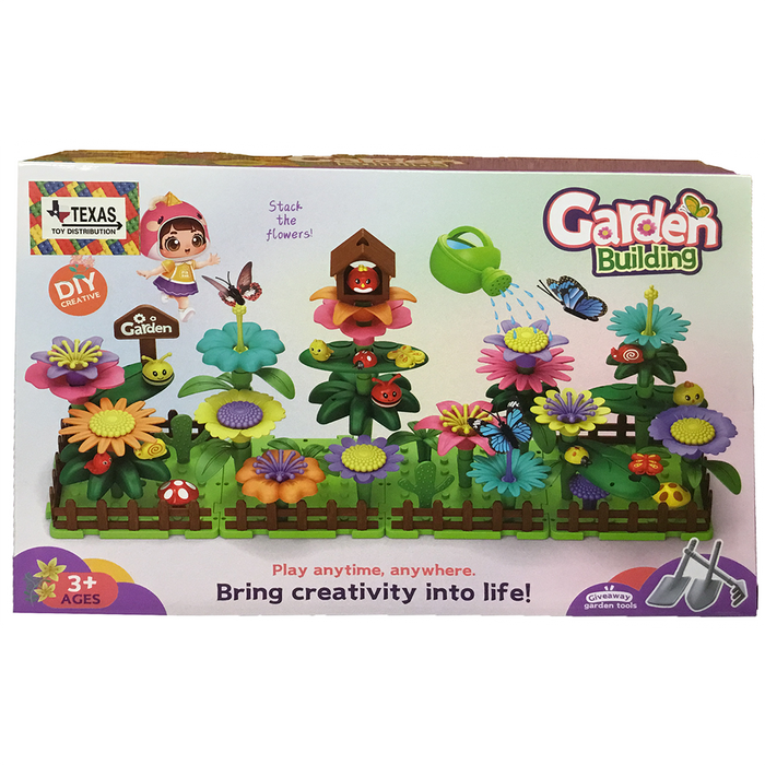Flower Garden Building Block Set (124 pcs) — Nature's Workshop Plus