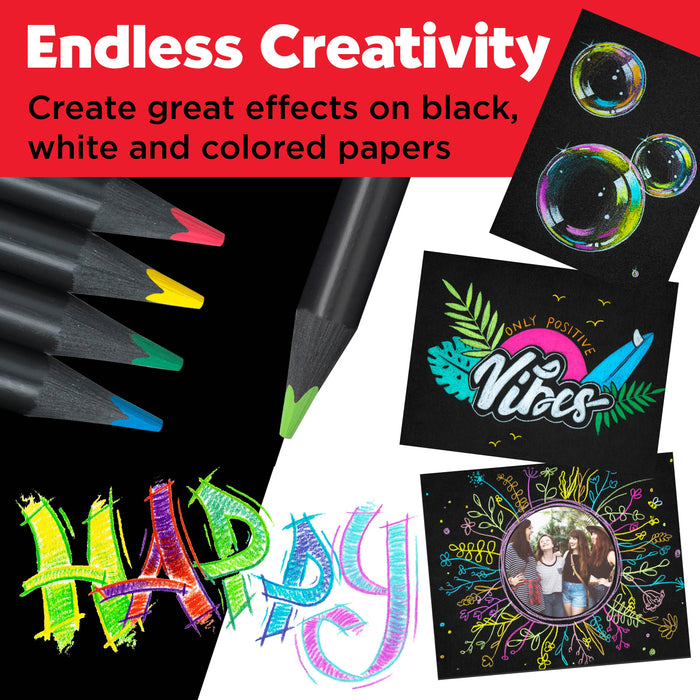 24 Black Edition Colored Pencils