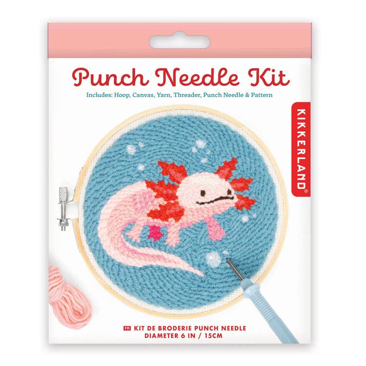 Axolotl Punch Needle — Nature's Workshop Plus