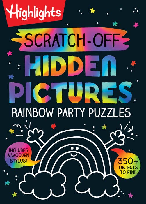Rainbow Party Scratch-Off Hidden Pictures