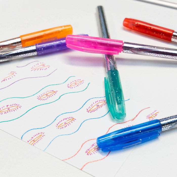 6 Color Gel Roller Pen