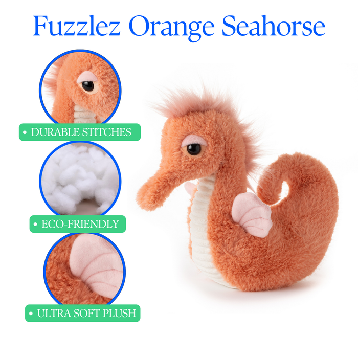 12" Coral Seahorse