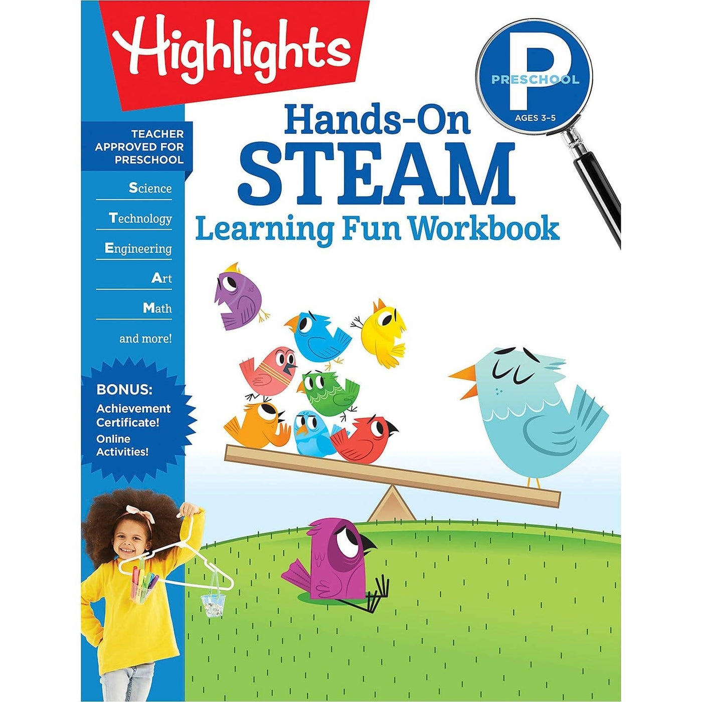 Preschool Steam Learning Fun Workbook — Nature's Workshop Plus