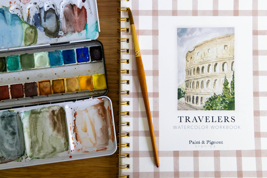 Travelers Watercolor Workbook