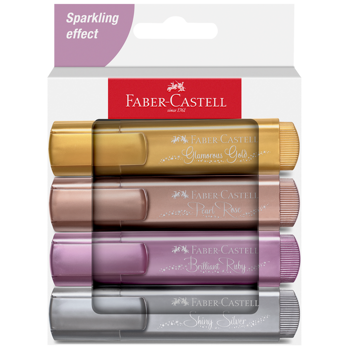 4 Count Metallic Highlighter Set B