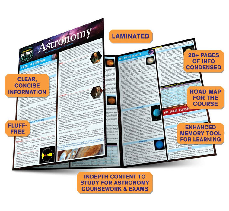 Astronomy Laminated Guide
