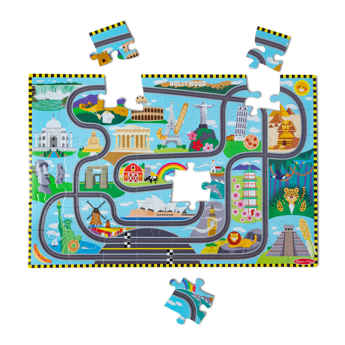 Race Track Floor Puzzle