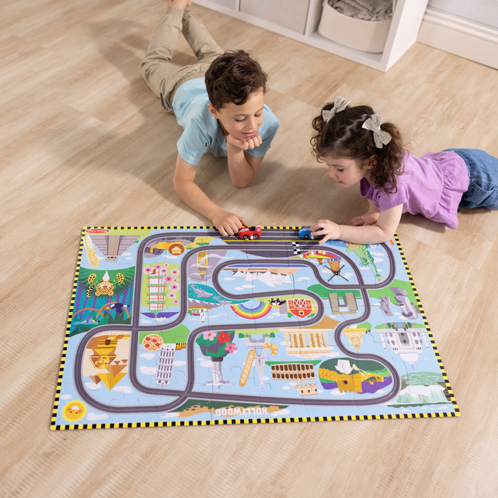 Race Track Floor Puzzle