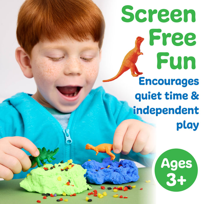 Dinosaur Theme, Sensory Mini Play Kit Jar