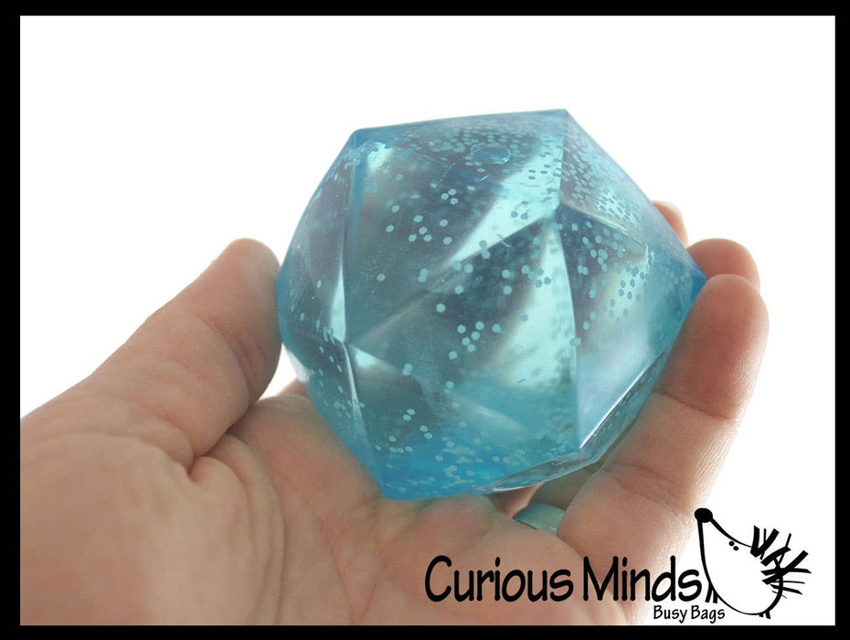 Polyhedron Diamond Shaped Ball - Glow in the Dark
