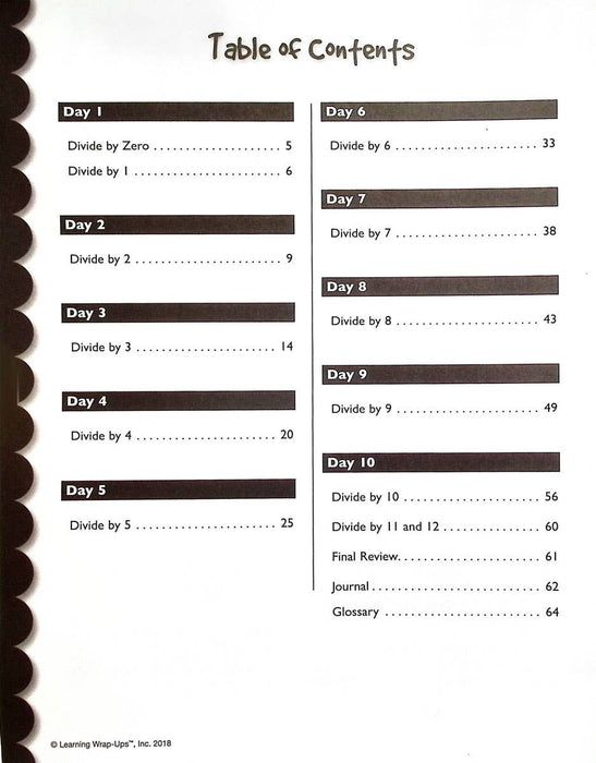 10 Days to Division Mastery