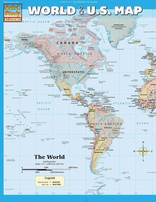 World & U.S. Map Reference Guide