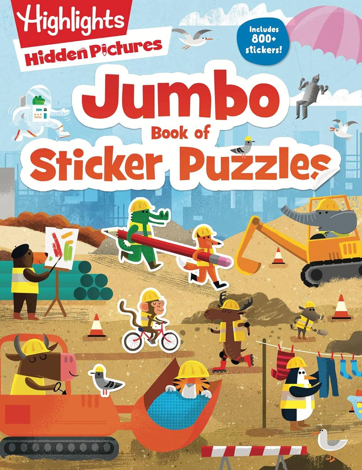Jumbo Book of Sticker Puzzles — Nature's Workshop Plus