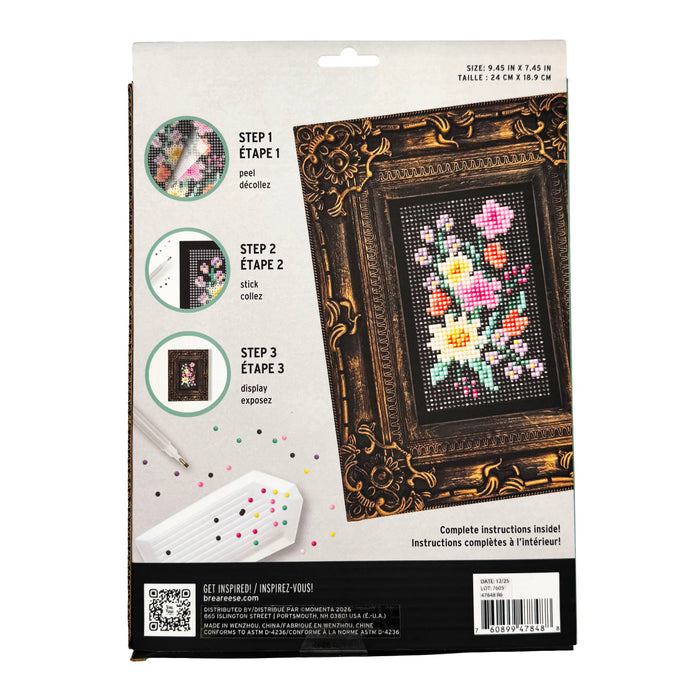 Flowers Frame Gem Art