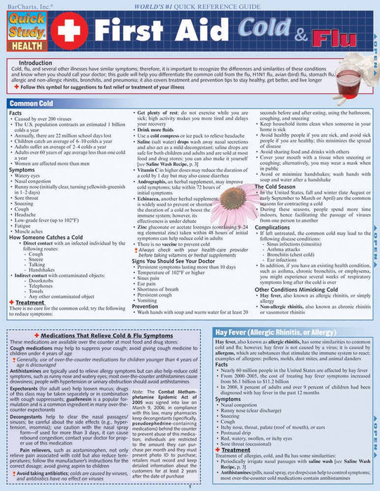 Cold & Flu Reference Guide
