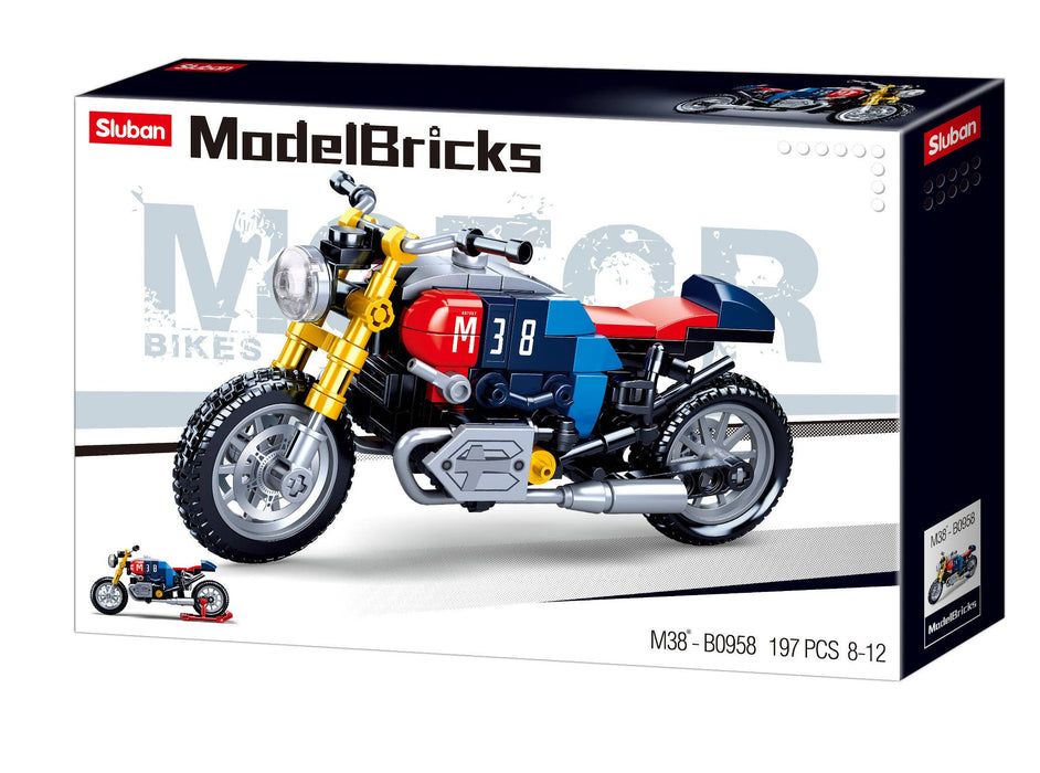 Colorful Motorcycle Brick Kit