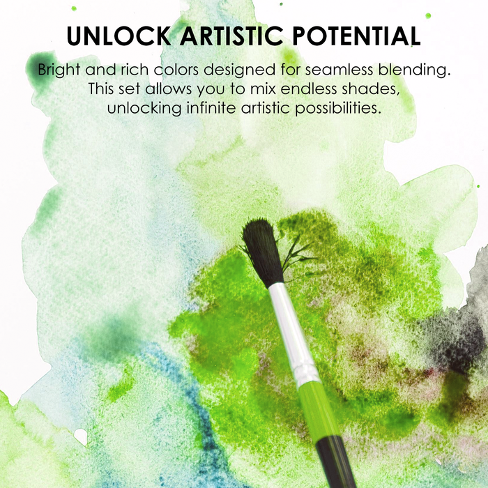 Forest Pocket Watercolor Set & Brush