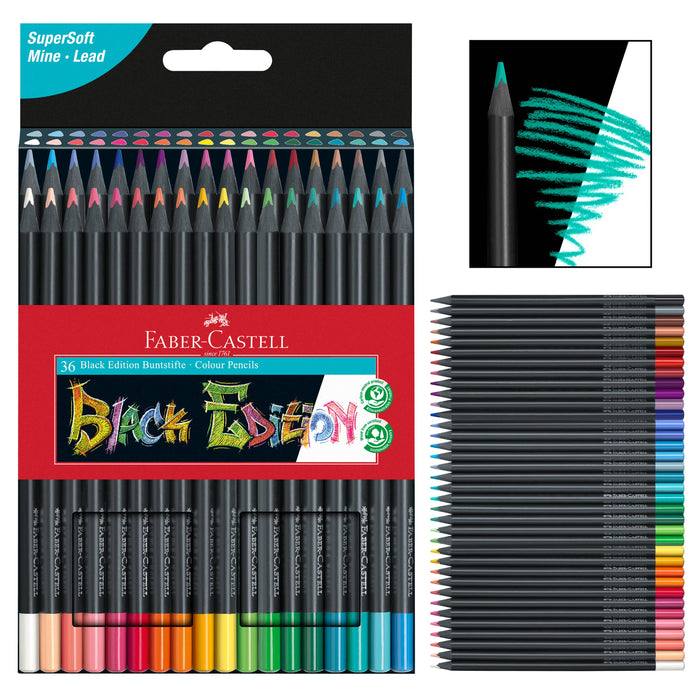 36 Black Edition Colored Pencils
