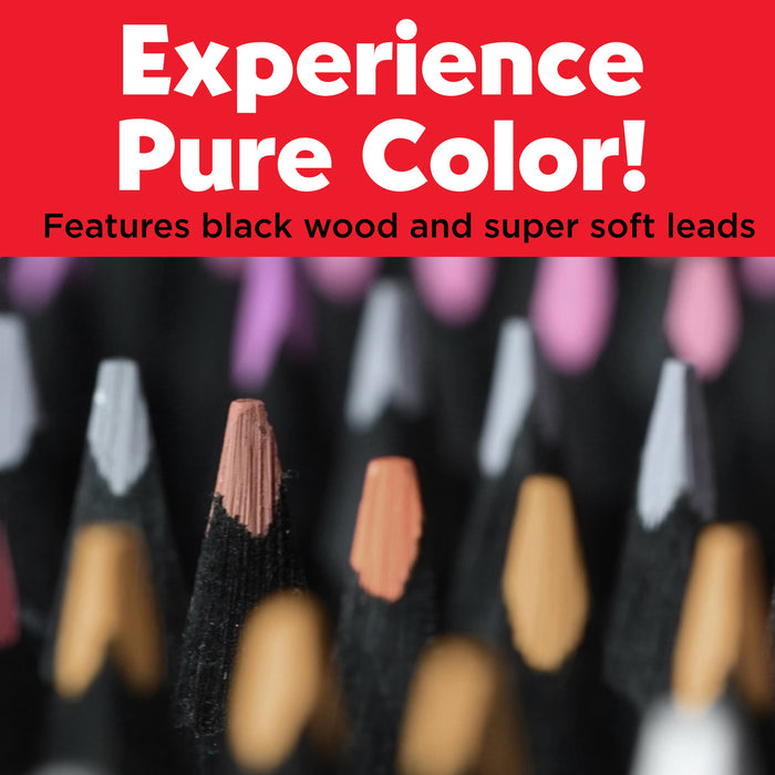 Skin Tones Black Ed Color Pencils,12 Ct