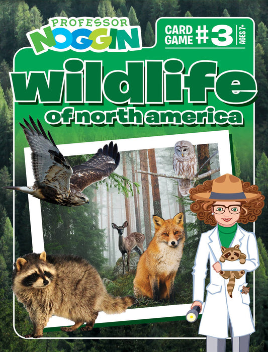 Prof. Noggin Wildlife of North America Card Game