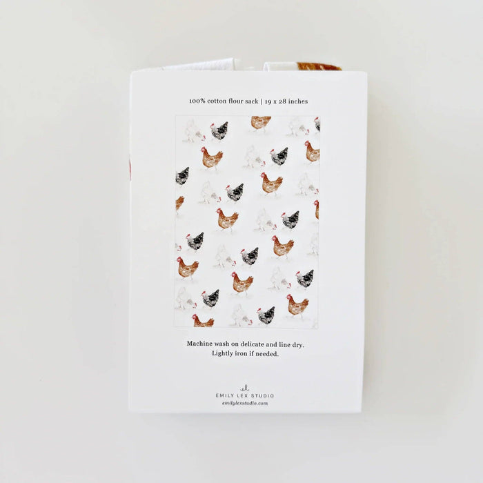 Chickens Tea Towel