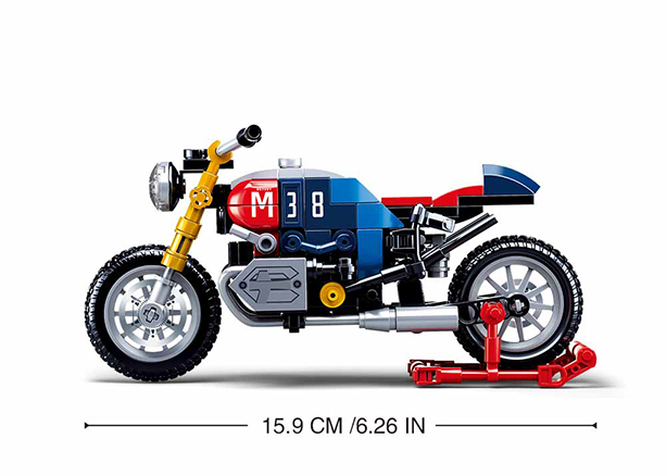 Colorful Motorcycle Brick Kit