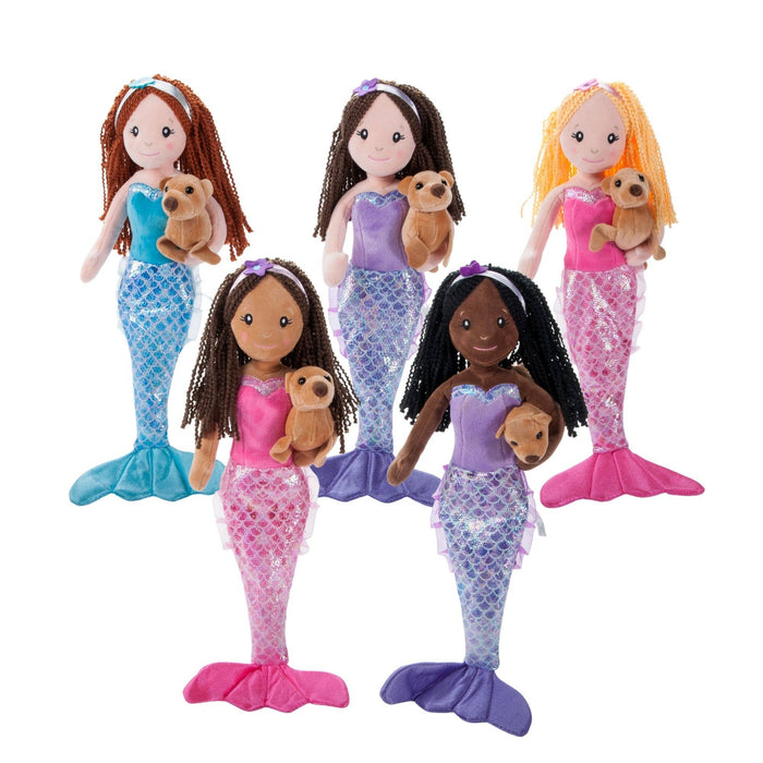 17" Mermaid w/Sea Lion