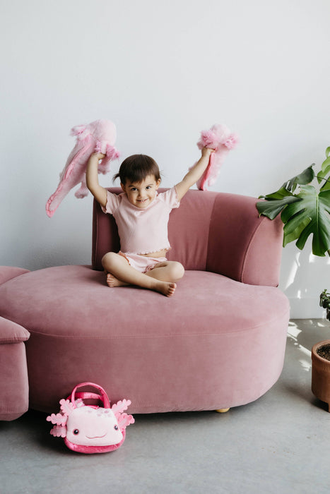 15" Pink Earth Keeperz Axolotl