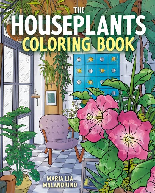 Houseplants Coloring Book