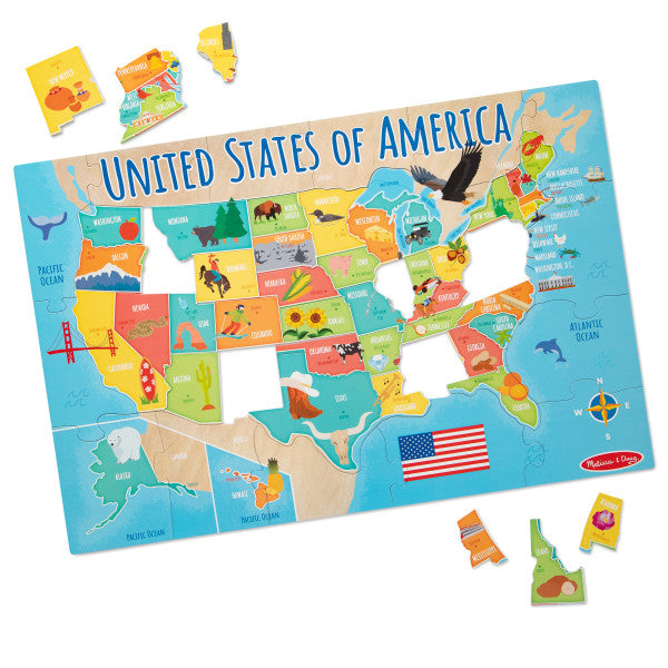 USA 51pc Floor Puzzle
