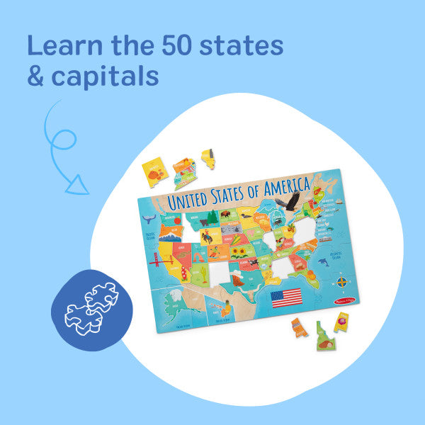 USA 51pc Floor Puzzle