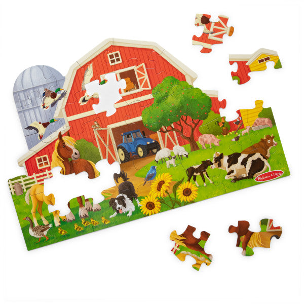 Busy Barn Floor Puzzle