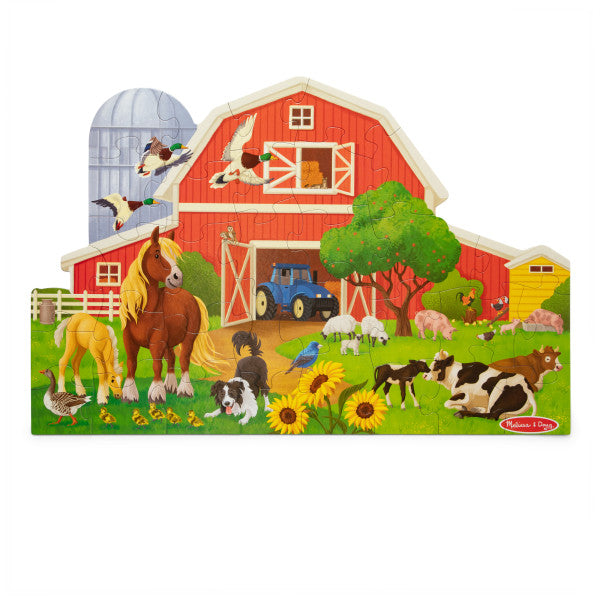 Busy Barn Floor Puzzle