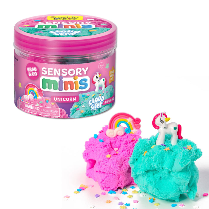 Unicorn Theme, Sensory Mini Play Kit Jar