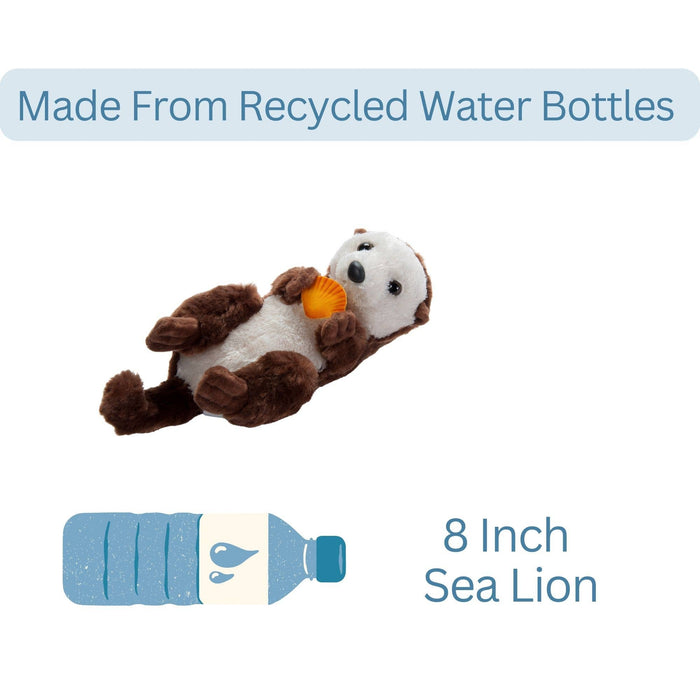 Scoopz Sea Otter w/shell Small 8"