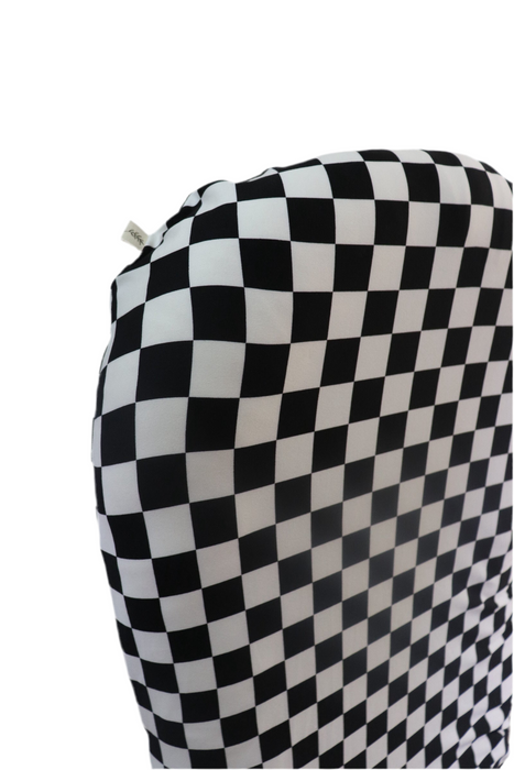 Race Checkered Baby Lounger Cover
